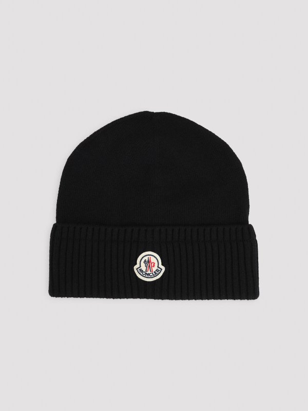 The Best Shops MONCLER: beanies - Wool Beanie