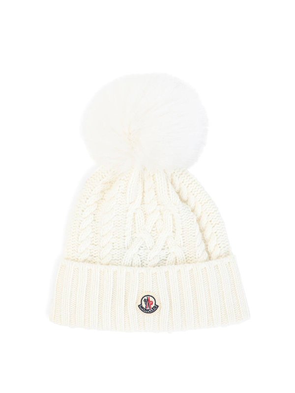 MONCLER: Hüte - Hut - Weiß