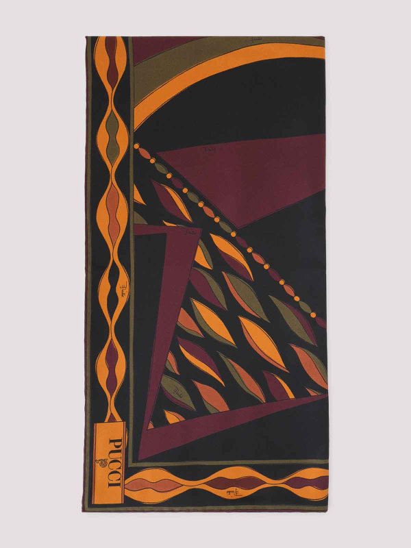 EMILIO PUCCI: ストール＆ショール online - ストール/ショール - ダークレッド