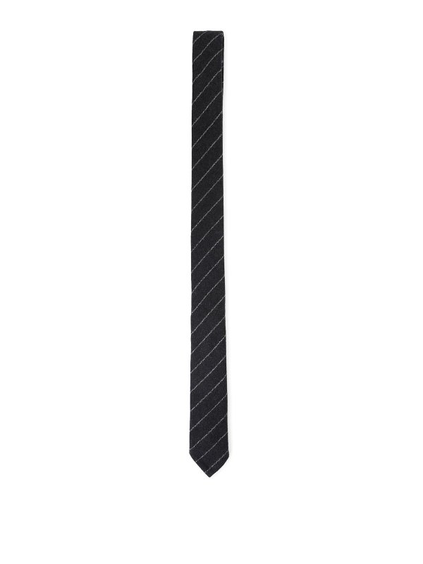 THOM BROWNE: Corbatas y pajaritas - Corbata - Negro