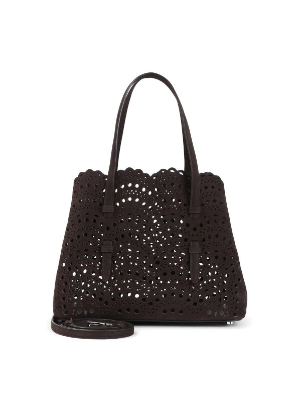 Alaïa: Handtaschen - Shopper - Schwarz