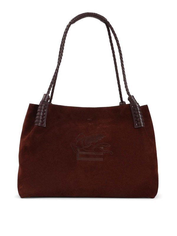 ETRO: Handtaschen - Shopper - Bordeaux