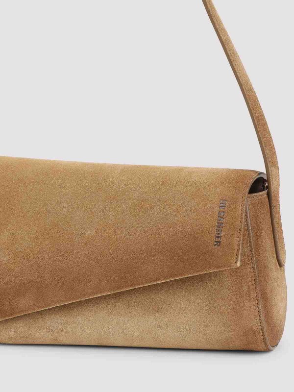 The Best Shops JIL SANDER: ショルダーバッグ - ショルダーバッグ - ブラウン