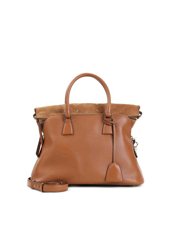 Maison Margiela: トートバッグ - トートバッグ - ブラウン