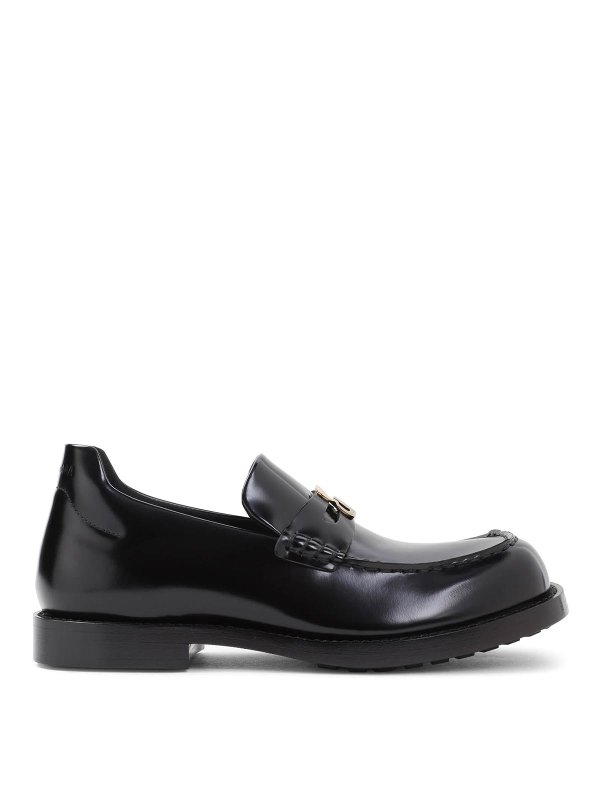 BALENCIAGA: Mokassins und Slippers - Mokassins - Schwarz