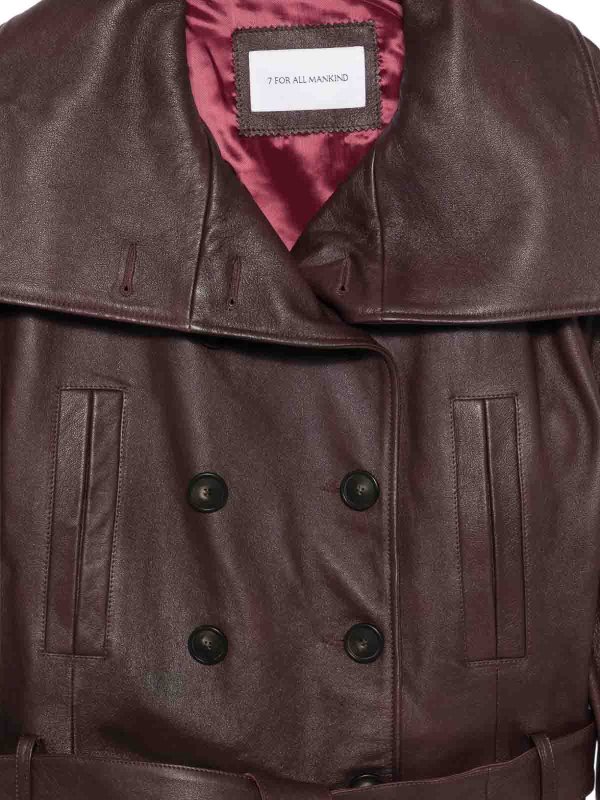 The Best Shops 7 FOR ALL MANKIND: Trenchcoats - Trenchcoat - Rot