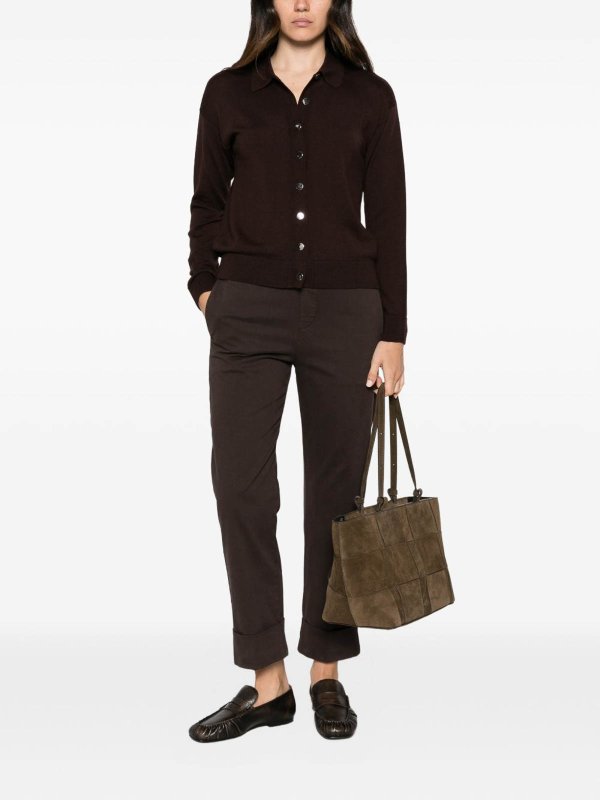 The Best Shops ALPHA STUDIO: Pull col rond - Pull Col Rond - Marron