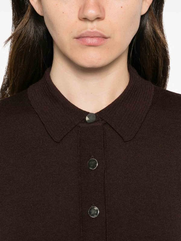Pull Col Rond - Marron shop online: ALPHA STUDIO