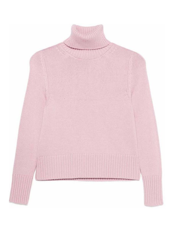 ALPHA STUDIO: Strickpullover mit Rundhalsausschnitt - Rundhalspullover - Rosa