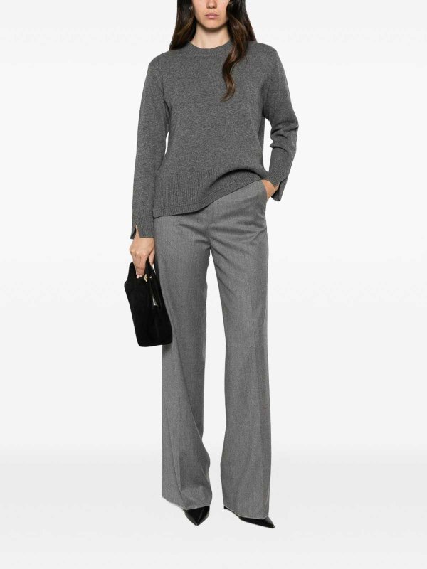 Pull Col Rond - Gris shop online: ALPHA STUDIO