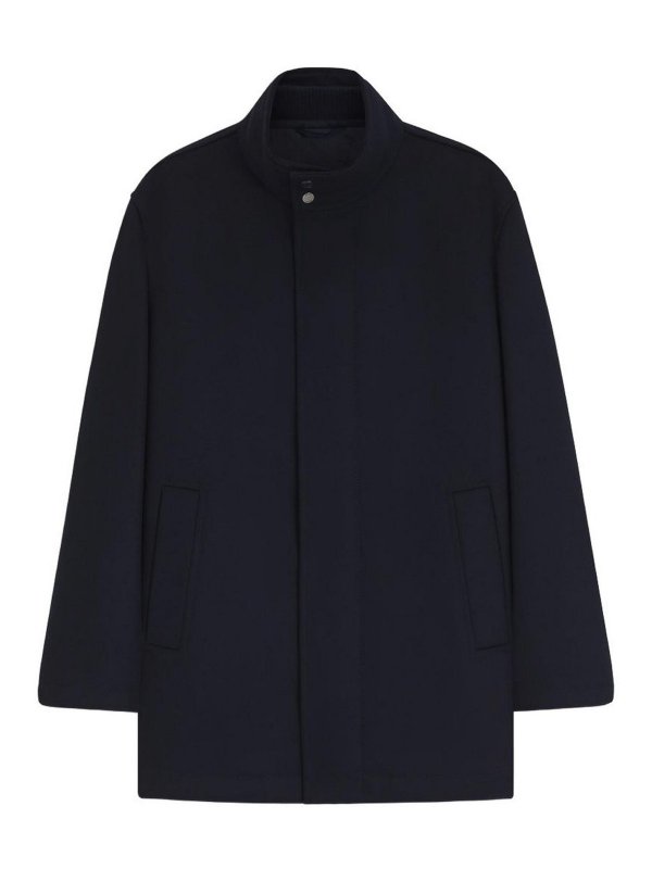 Hugo Boss: Kurze Mäntel - Kurzer Mantel - Blau
