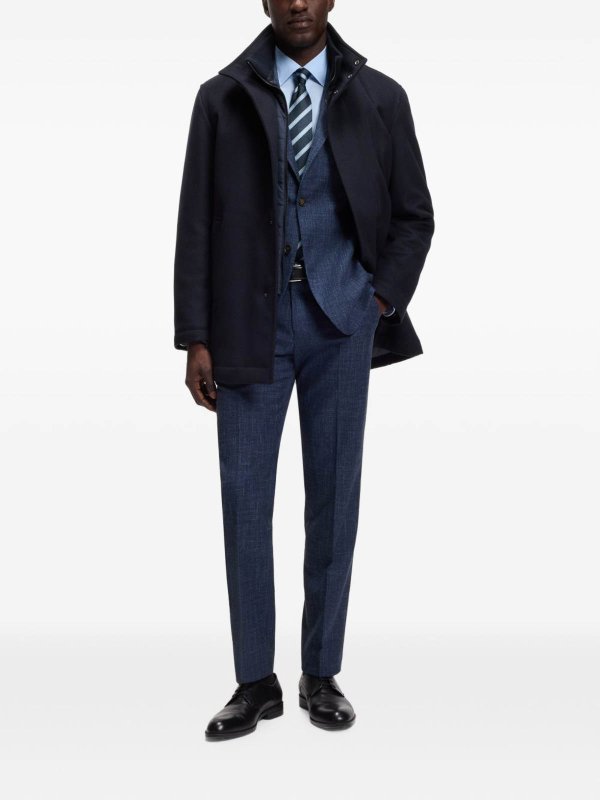 Hugo Boss: Kurze Mäntel online - Kurzer Mantel - Blau