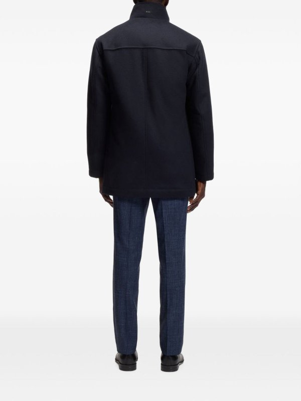 The Best Shops Hugo Boss: Kurze Mäntel - Kurzer Mantel - Blau