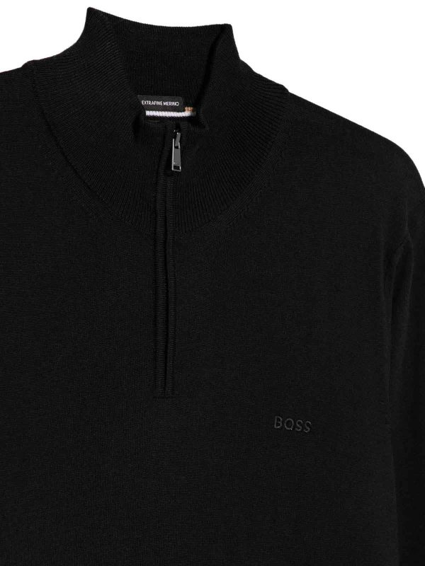 The Best Shops Hugo Boss: クルーネック - クルーネック - 黒