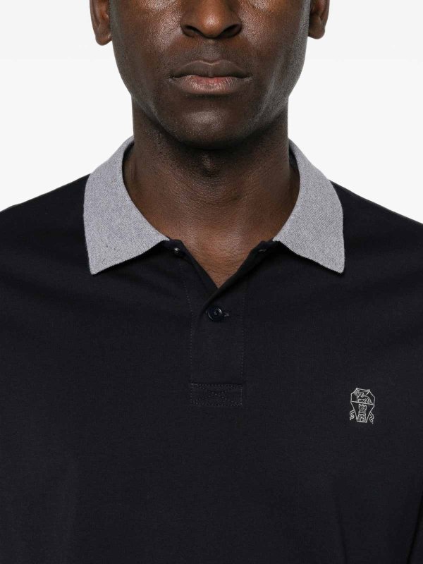 BRUNELLO CUCINELLI: T-shirts online - T-Shirt - Dunkelblau