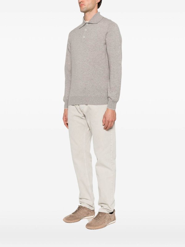 BRUNELLO CUCINELLI: Poloshirts online - Poloshirt - Braun