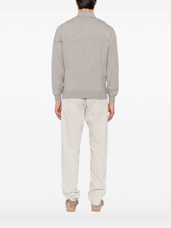 The Best Shops BRUNELLO CUCINELLI: Poloshirts - Poloshirt - Braun