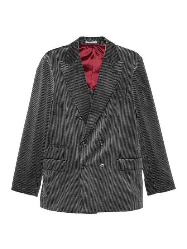 BRUNELLO CUCINELLI: シャツ - シャツ - グレー