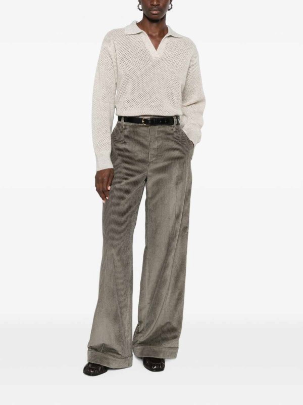BRUNELLO CUCINELLI: クルーネック online - クルーネック - クリーム