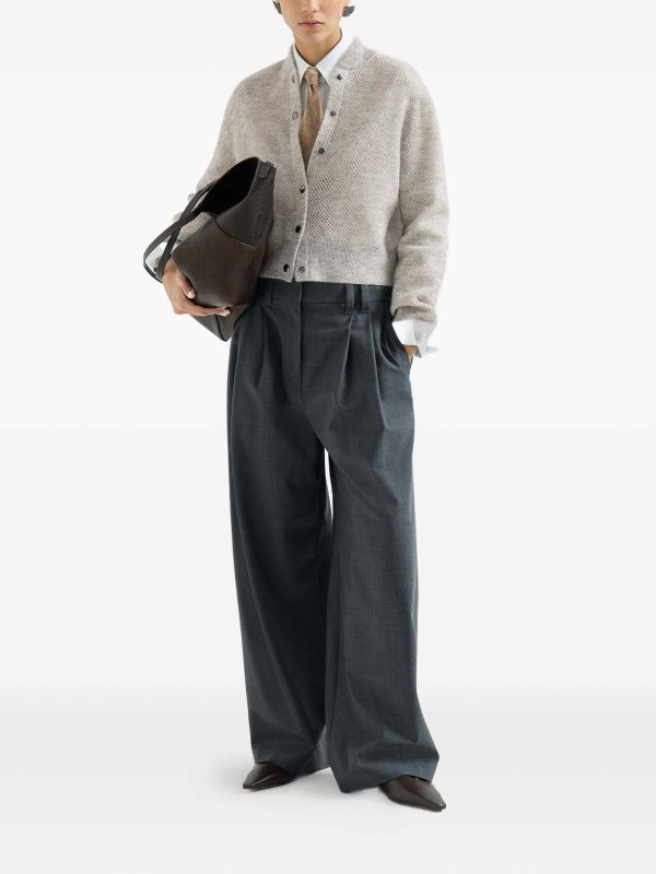 BRUNELLO CUCINELLI: カーディガン online - カーディガン - グレー