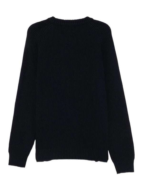 FILSON: Strickpullover mit Rundhalsausschnitt online - Rundhalspullover - Dunkelblau