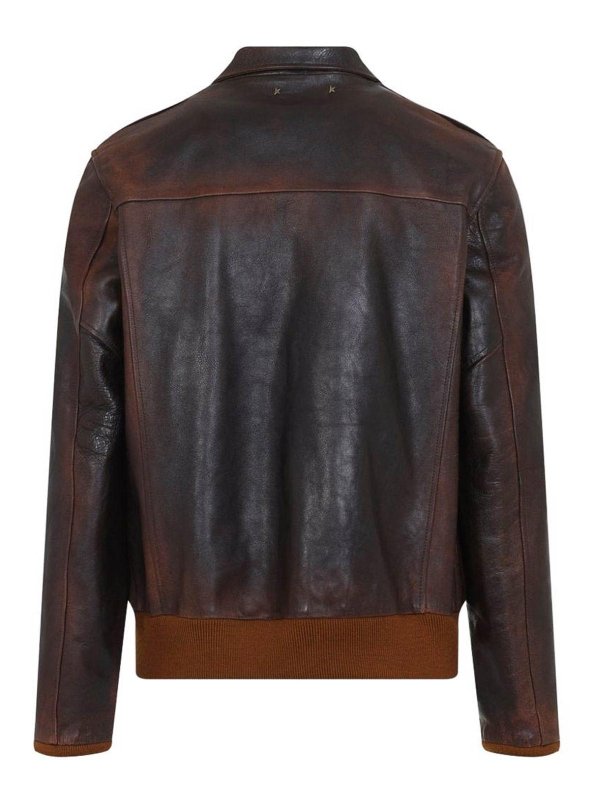 GOLDEN GOOSE: Bomberjacken online - Bomberjacke - Braun