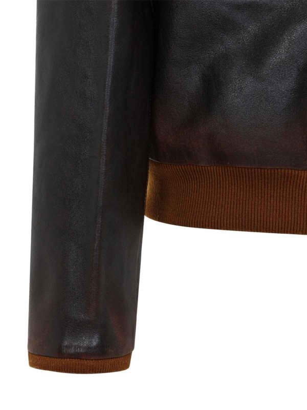 Bomberjacke - Braun shop online: GOLDEN GOOSE