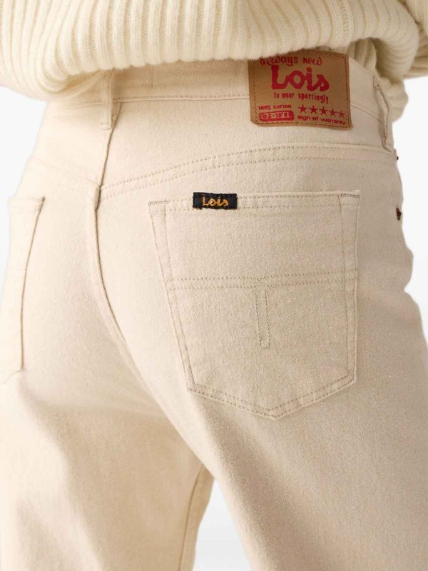 フレアジーンズ - ベージュ shop online: IOIS
