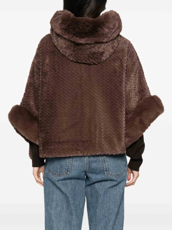 ケープ/ポンチョ - ブラウン shop online: Liu Jo