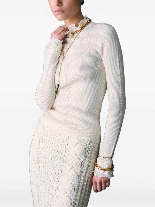 クルーネック - 白 shop online: Liu Jo