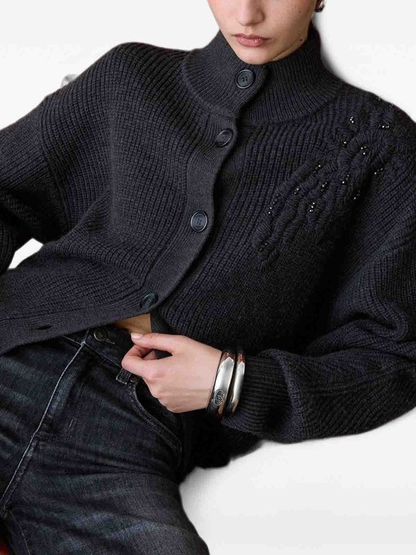 The Best Shops Liu Jo: Cardigans - Cardigan - Grau