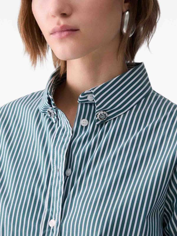 シャツ - 緑 shop online: Liu Jo