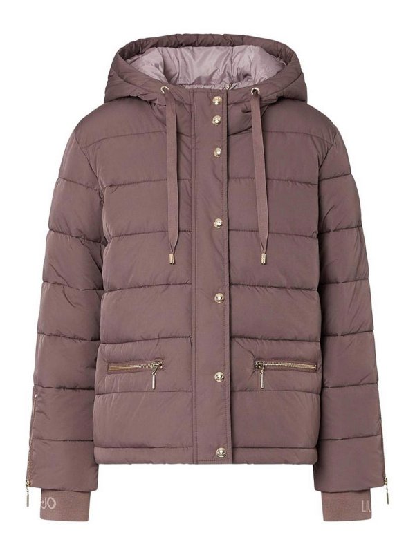 Liu Jo: Kurze Daunenjacken - Daunenjacke - Taupe