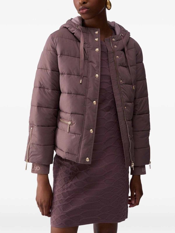 The Best Shops Liu Jo: Kurze Daunenjacken - Daunenjacke - Taupe