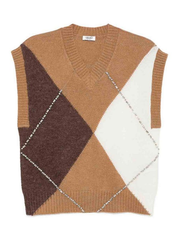 Liu Jo: Westen - Weste - Camel