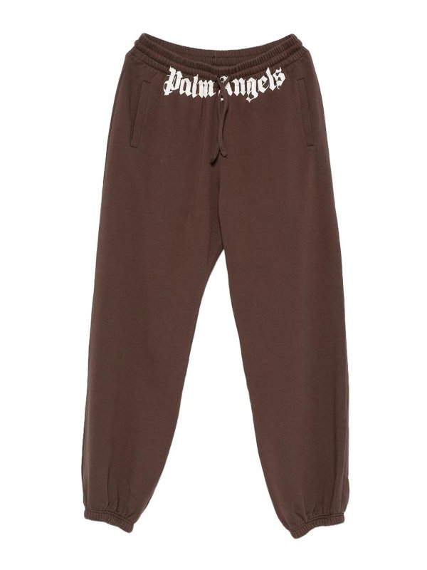 Palm Angels: Traininghosen - Traininghose - Braun