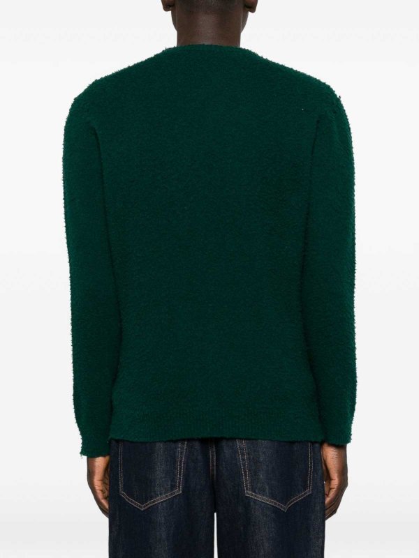 クルーネック - 緑 shop online: SCAGLIONE