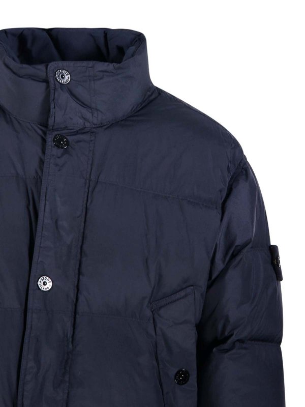 STONE ISLAND: ダウン・ハイテクジャケット online - ダウンジャケット - ダークブルー