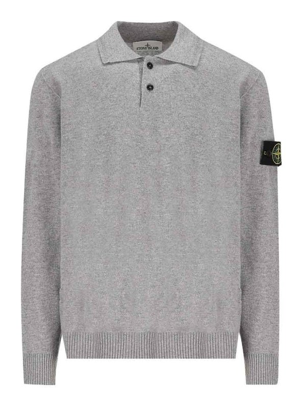 STONE ISLAND: Poloshirts - Poloshirt - Grau
