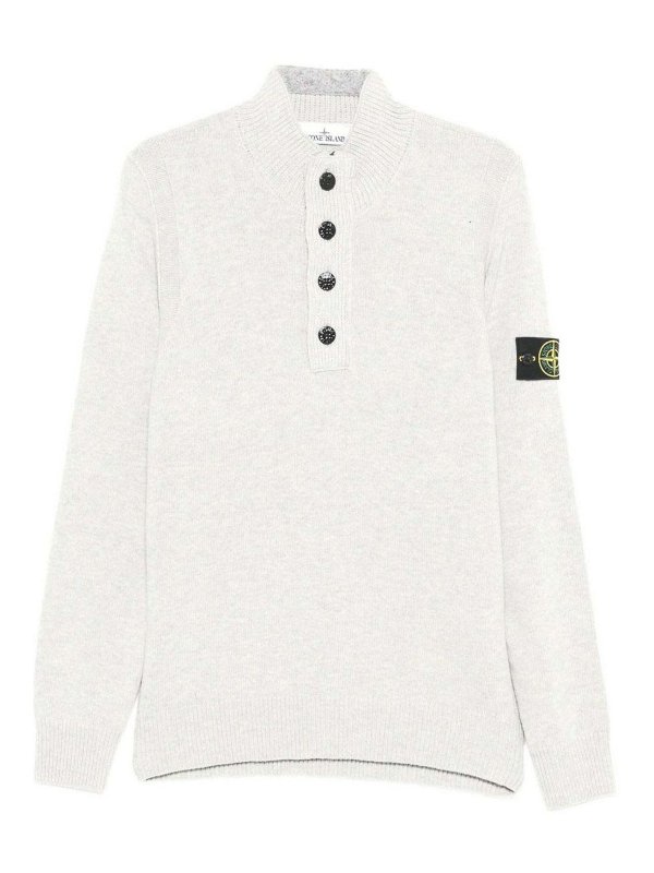 STONE ISLAND: クルーネック - クルーネック - クリーム