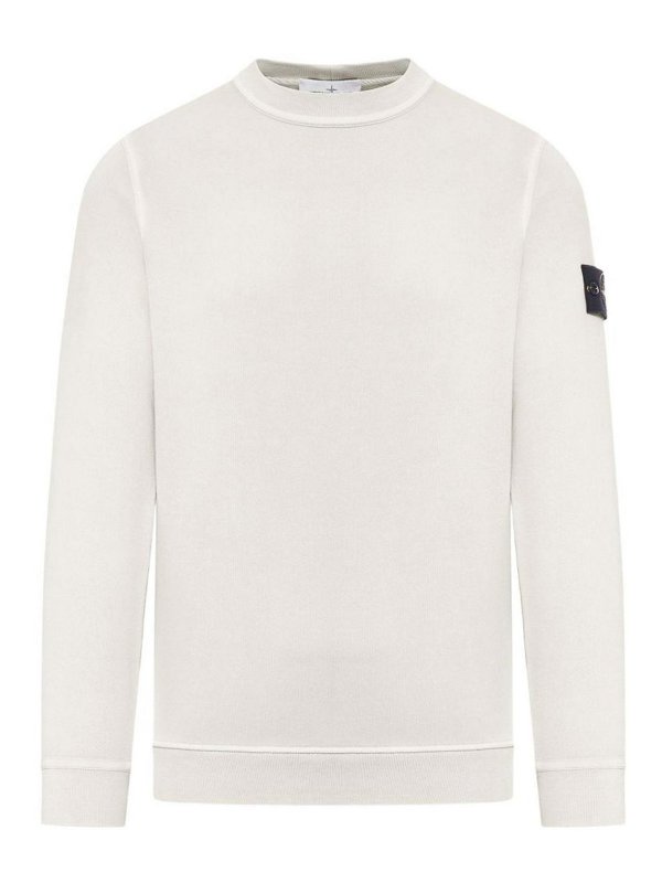 STONE ISLAND: クルーネック - クルーネック - クリーム