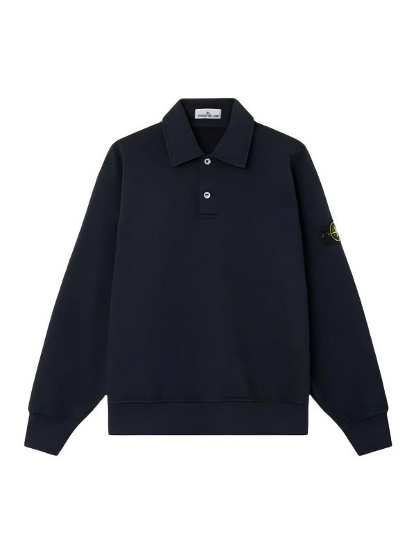 STONE ISLAND: スウェット＆セーター - スウェットシャツ/セーター - ブルー