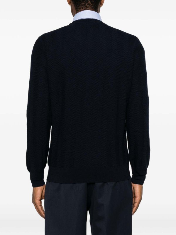 Pull Col Rond - Bleu shop online: VENGERA
