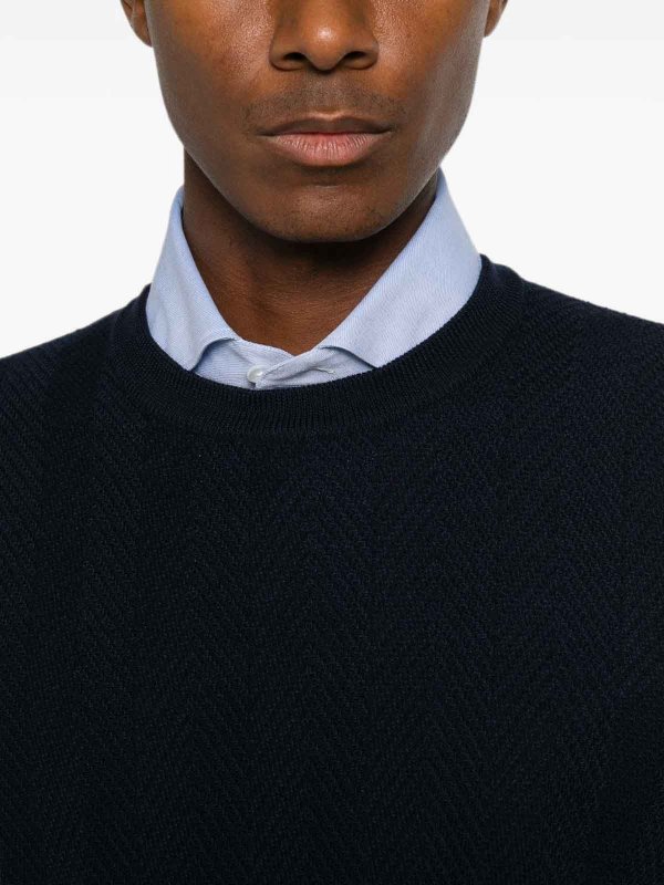 VENGERA buy online Pull Col Rond - Bleu
