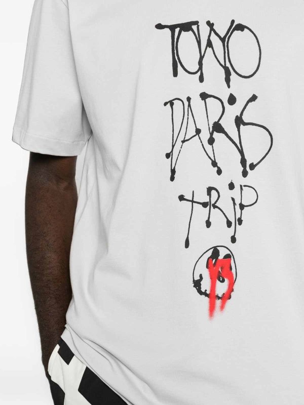Y-3: T-shirts online - T-Shirt - Grau