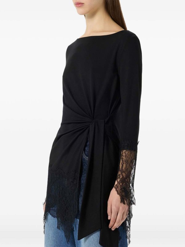 ショートドレス - 黒 shop online: BLUMARINE