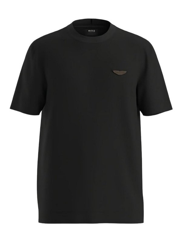 Hugo Boss: T-shirts - T-Shirt - Schwarz