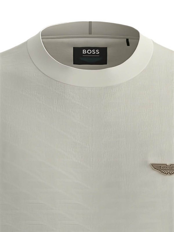 Hugo Boss: T-shirts online - T-Shirt - Weiß