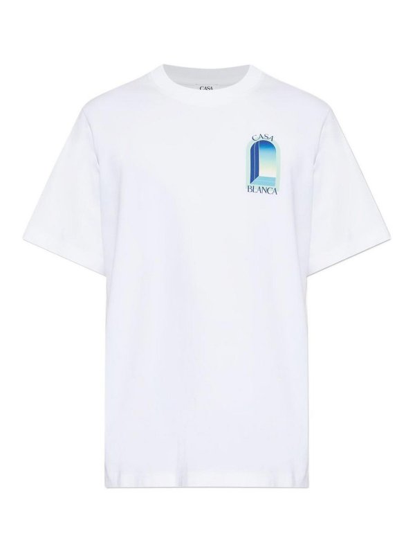 CASABLANCA: T-shirts - T-Shirt - Weiß