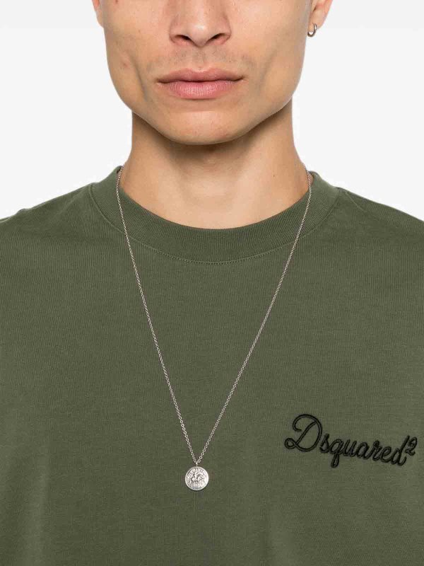 Rundhalspullover - Grün shop online: DSQUARED2